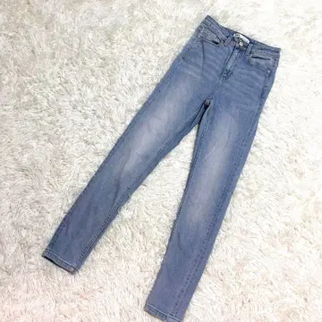 ZARA 청바지 데님 팬츠 데미지 가공 여성용 작음 (S)