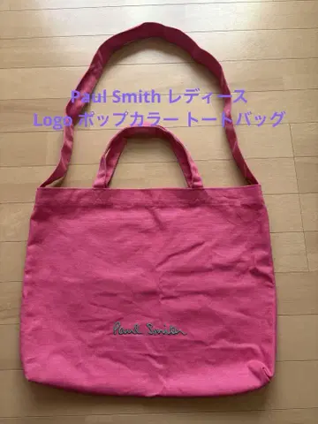 Paul Smith 여성용 Logo 팝 컬러 토트백