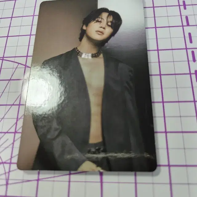 bts 방탄 지민 페이스 face 위버스 특전 포카