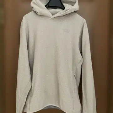 THE NORTH FACE 베이지 플리스 후드티 L