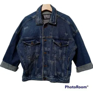DENIM &ANY WEDNESDAY BLACK [ F ] 데님 자켓