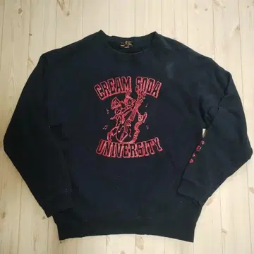 [레어] CREAM SODA 크림 소다 90's 트레이닝 맨투맨 펑크