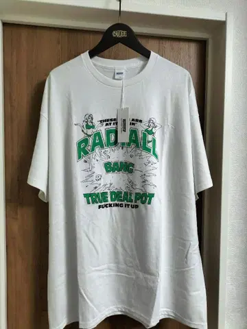 최종 가격!! RADIALL T셔츠 X-LARGE 화이트 미사용