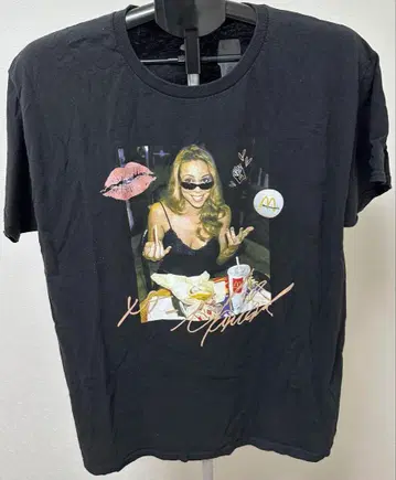 맥도날드 머라이어 캐리 콜라보 T셔츠