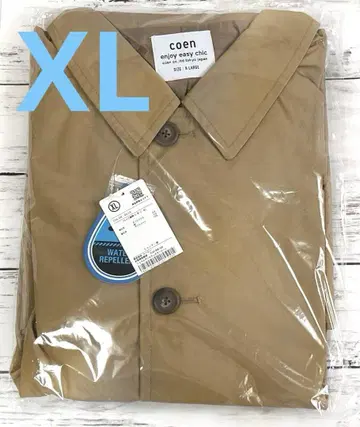 [ 새상품 ] coen 웨더 스텐카라 코트 베이지 발수 깔끔한 캐주얼