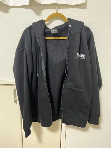 THRASHER 풀 집업 후드티 L