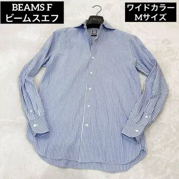 [ 새상품급 ] BEAMS F 빔즈 F 와이드 컬러 셔츠 M 사이즈