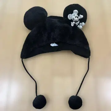 도쿄 디즈니 리조트 미키 귀도리 모자 팬캡 블랙
