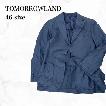 투모로우랜드 테일러드 자켓 46 면 린넨 얇은 소재 오피스 캐주얼