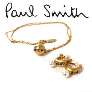 Paul Smith 폴스미스 목걸이 귀찌 반짝반짝 새상품