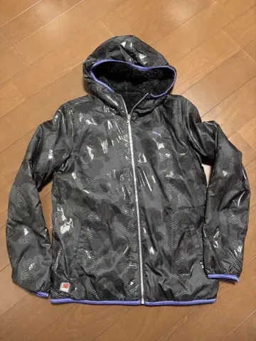 PUMA 카모플라쥬 플리스 자켓 리버서블