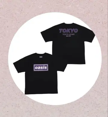 oasis Fan Store Tokyo 한정판 오아시스 T셔츠 XL사이즈