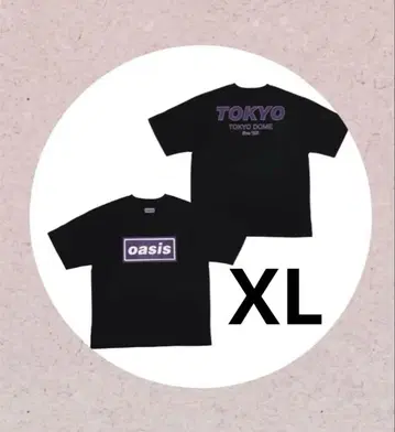 oasis Fan Store Tokyo 한정판 오아시스 T셔츠 XL사이즈