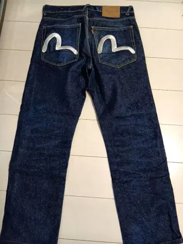 EVISU 에비수 자수 로고 청바지