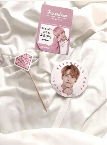 seventeen 정한 공식 메모지 코스터