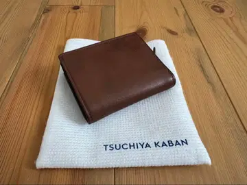 츠치야 카반 접이식 지갑 브라운
