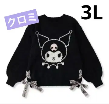 여성용 니트 풀오버 쿠로미 지뢰 서브컬쳐