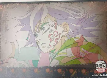 귀멸의 칼날 ufotable 카페 토미오카 기유 런천 매트