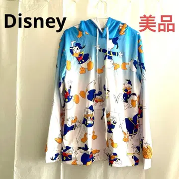 미사용 새상품 Disney 도널드 덕 후드 부착 긴팔 후드티