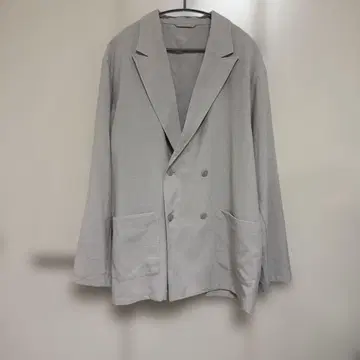 디스코트 테크 린넨 W 브레스 셔츠 자켓 그레이