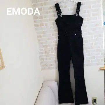 EMODA 플레어 데님 살로펫