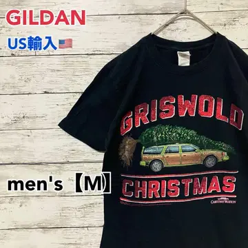 T382 [ US 수입 ] 길단 티셔츠 블랙 계열 men's [ M ]