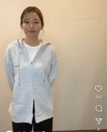 nknit 지퍼 후드티
