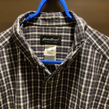 Eddie Bauer 체크 무늬 긴팔 셔츠 XL