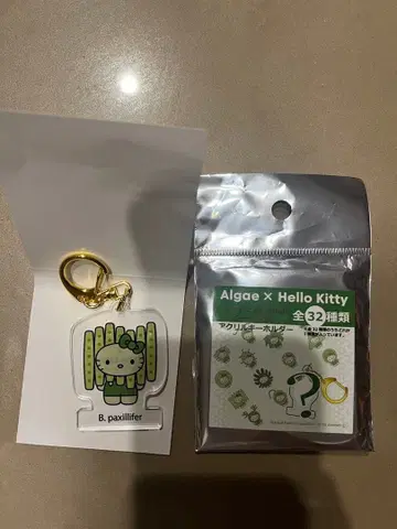 오사카 간사이 만박 일본관 한정판 해조 키티 아크릴 키링 규조류