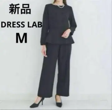새상품 DRESS LAB 드레스라보 수트 셋업 M 블랙 셋업