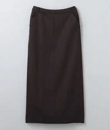 6 브라운 맥시 스커트