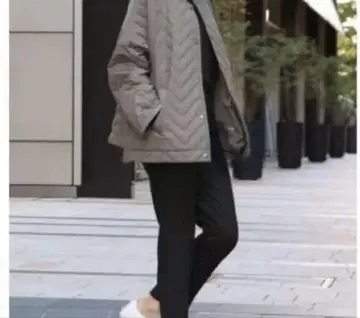 theory luxe 퀼팅 자켓 블랙
