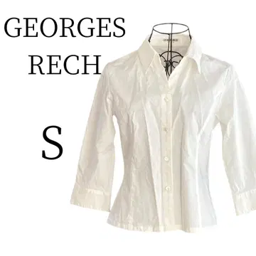 새상품급 GEORGES RECH 조르주 레슈 7부 소매 셔츠 S