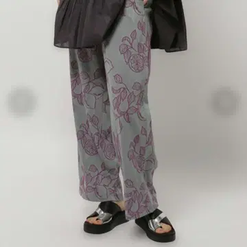 니코앤드 - 보타니컬 자카드 팬츠