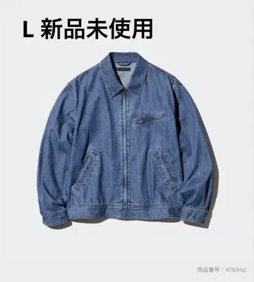 집업 블루종 데님 자켓 유니클로