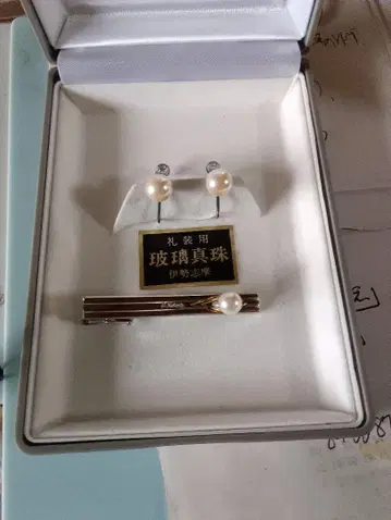 진주 귀찌 케이스 포함