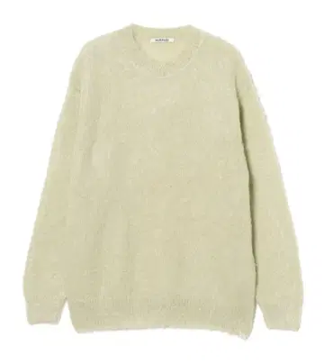BRUSHED SUPER KID MOHAIR KNIT P/O 라이트 카키