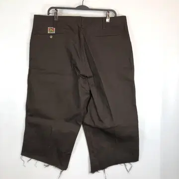 90s USA BEN DAVIS 프리스코 팬츠 다크 브라운