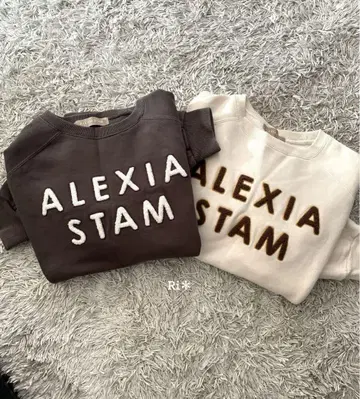 ALEXIA STAM 로고 트레이닝복 2개 세트 맨투맨