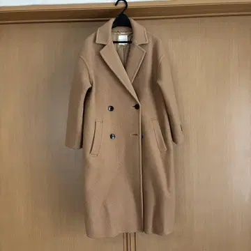 더블 브레스트 롱 코트