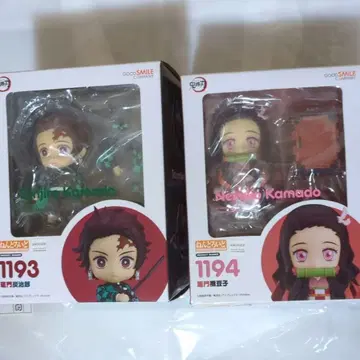 귀멸의 칼날 넨도로이드 탄지로 네즈코 피규어