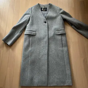 클리닝 완료 슬로브 이에나 노카라 코트 T38 톨 사이즈 M