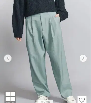 UNITED ARROWS 라이트 블루 와이드 팬츠 M 사이즈