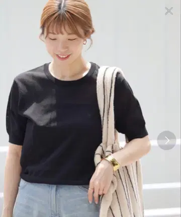 JOURNALSTANDARD relum 린넨 시어 하프 슬리브 풀오버