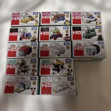 토미카 디즈니 모터스 13대 세트