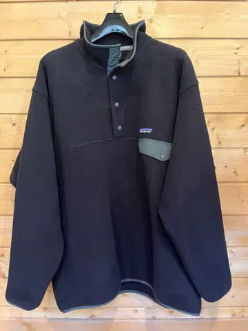 [새상품급] Patagonia 스냅T 플리스 블랙 L 사이즈