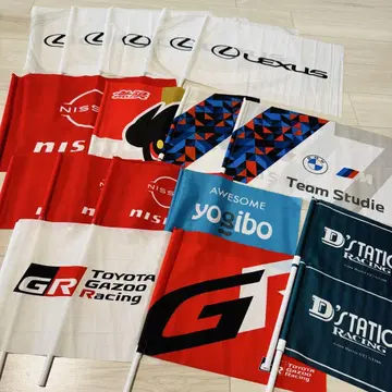 레이싱 플래그 도요타 GAZOO 렉서스 GR GAZOO RACING 깃발