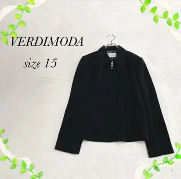 [ VERDIMODA ] 테일러드 자켓(15) 풀 집업 블랙 아우터
