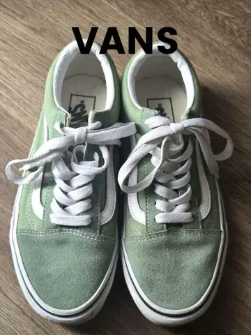 VANS 그린 컬러 스웨이드 스니커즈 반스 스니커즈