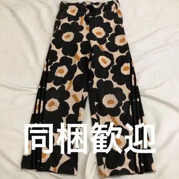 adidas marimekko 우니코 패턴 맨투맨 롱 팬츠 블랙